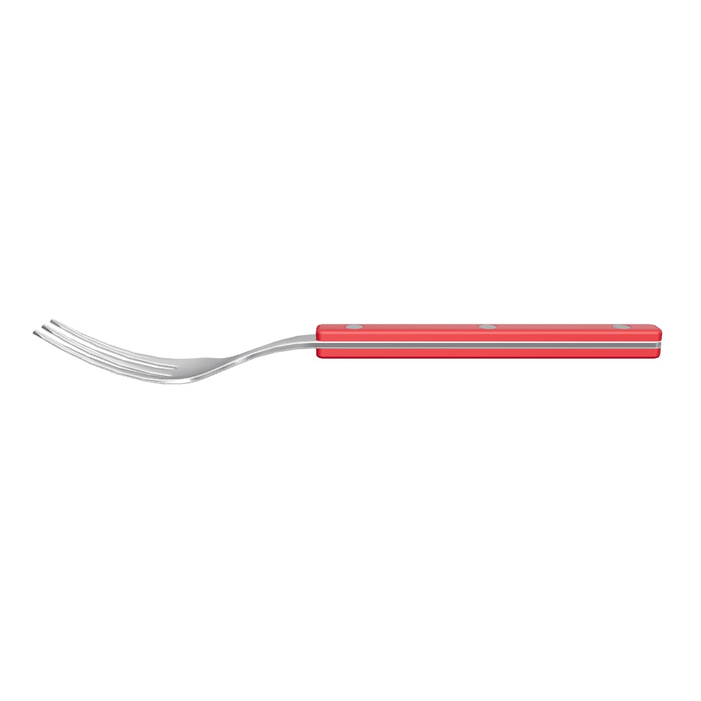 Allegra Cocktail / Cake Fork Set - Red, 3D model from the factory drawing