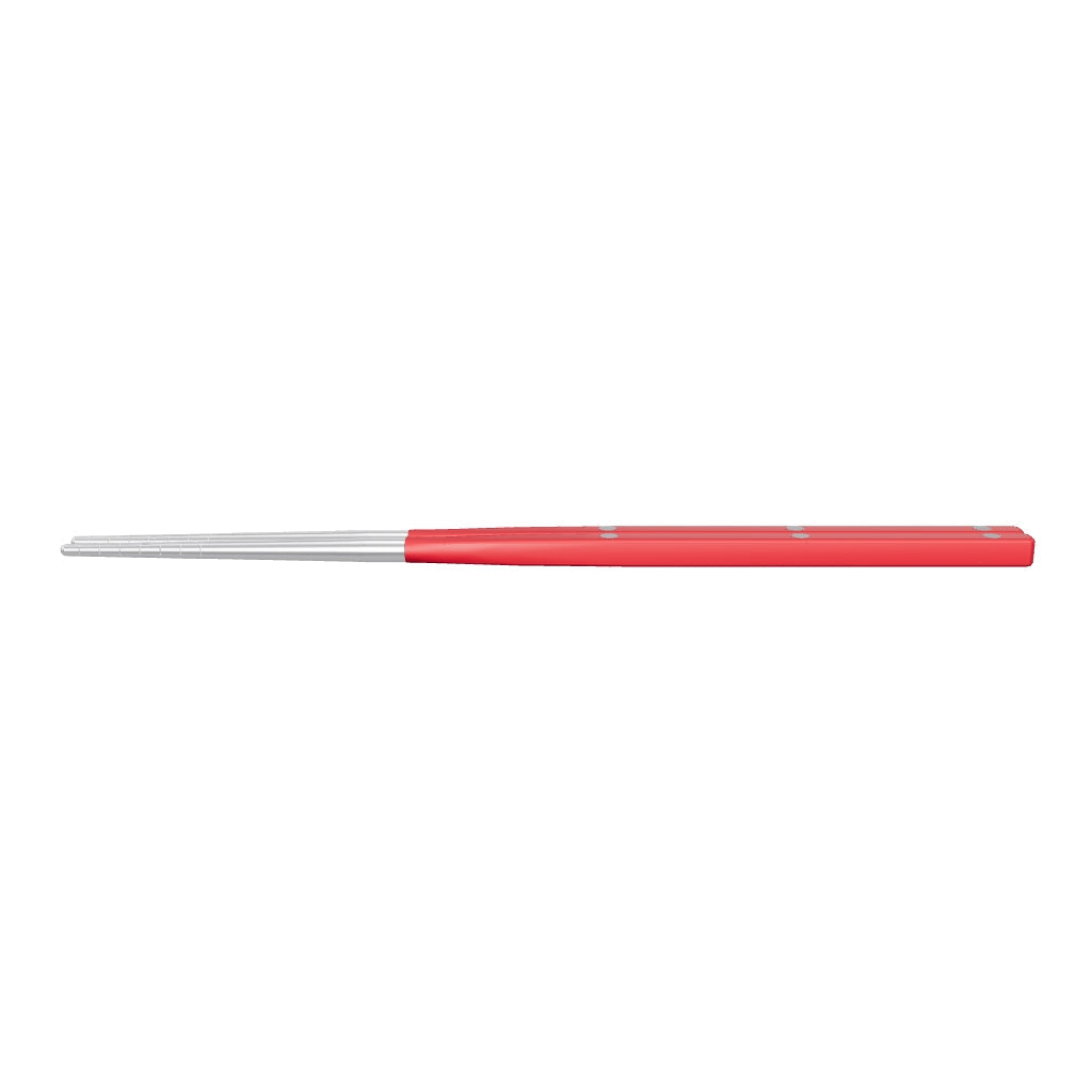 Allegra Chopsticks pair - Red, 3D model from the factory drawing