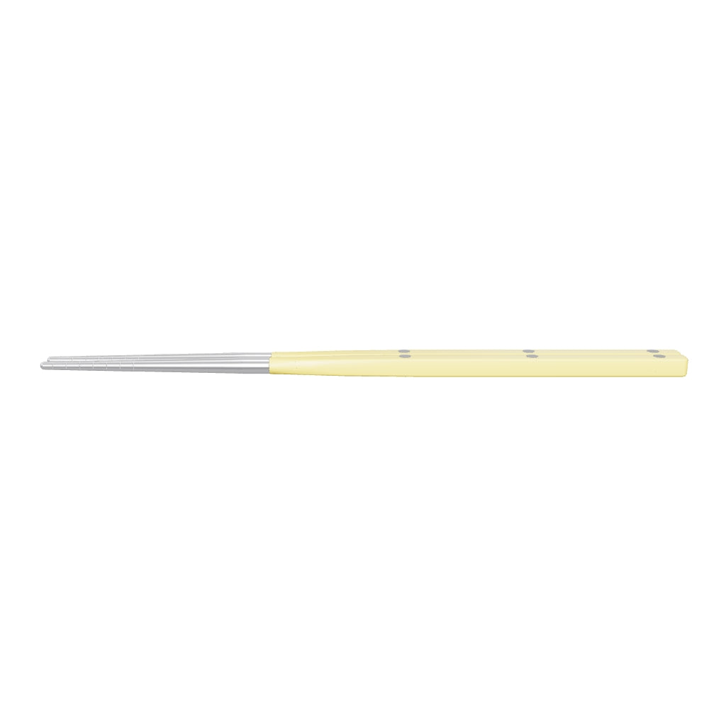Allegra Chopsticks pair - Bright Yellow, 3D model from the factory drawing