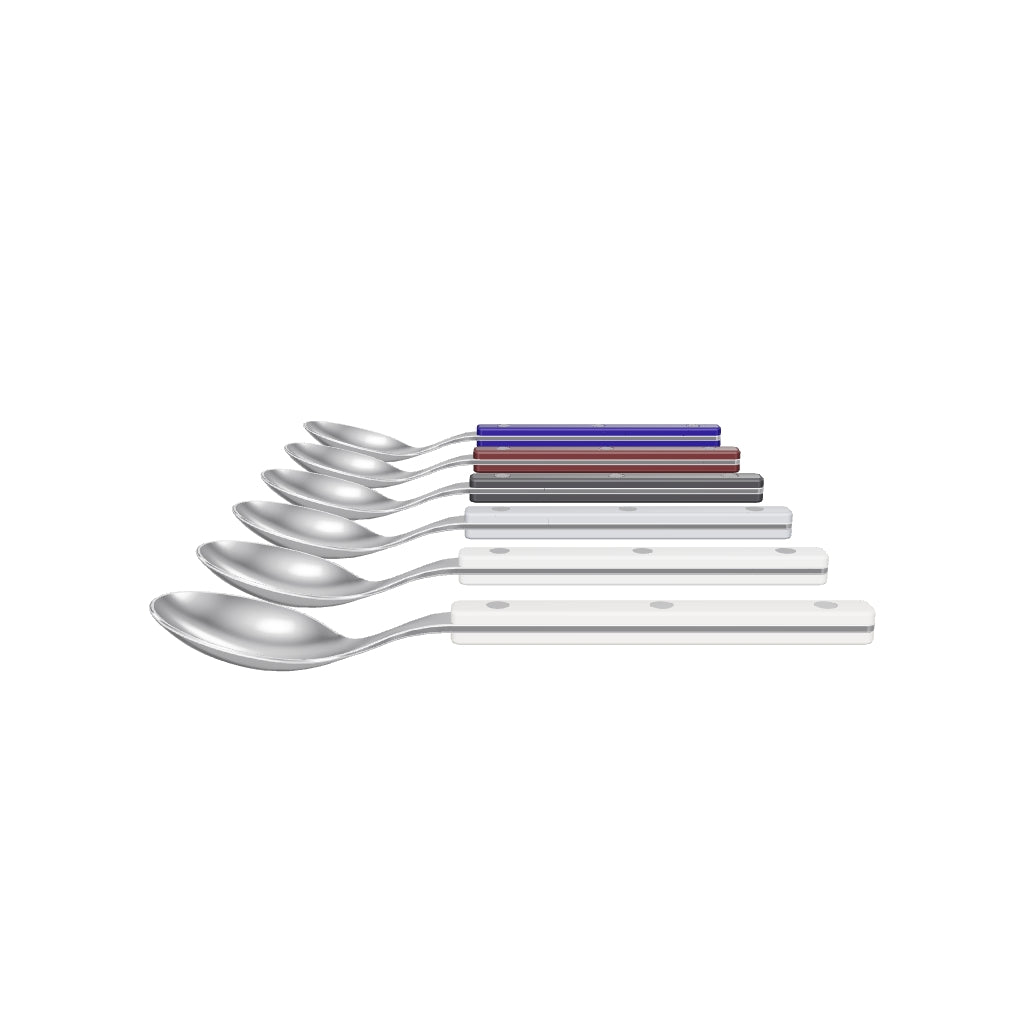 Allegra Coffee Spoon Set Neutral, 3D model from the factory drawing