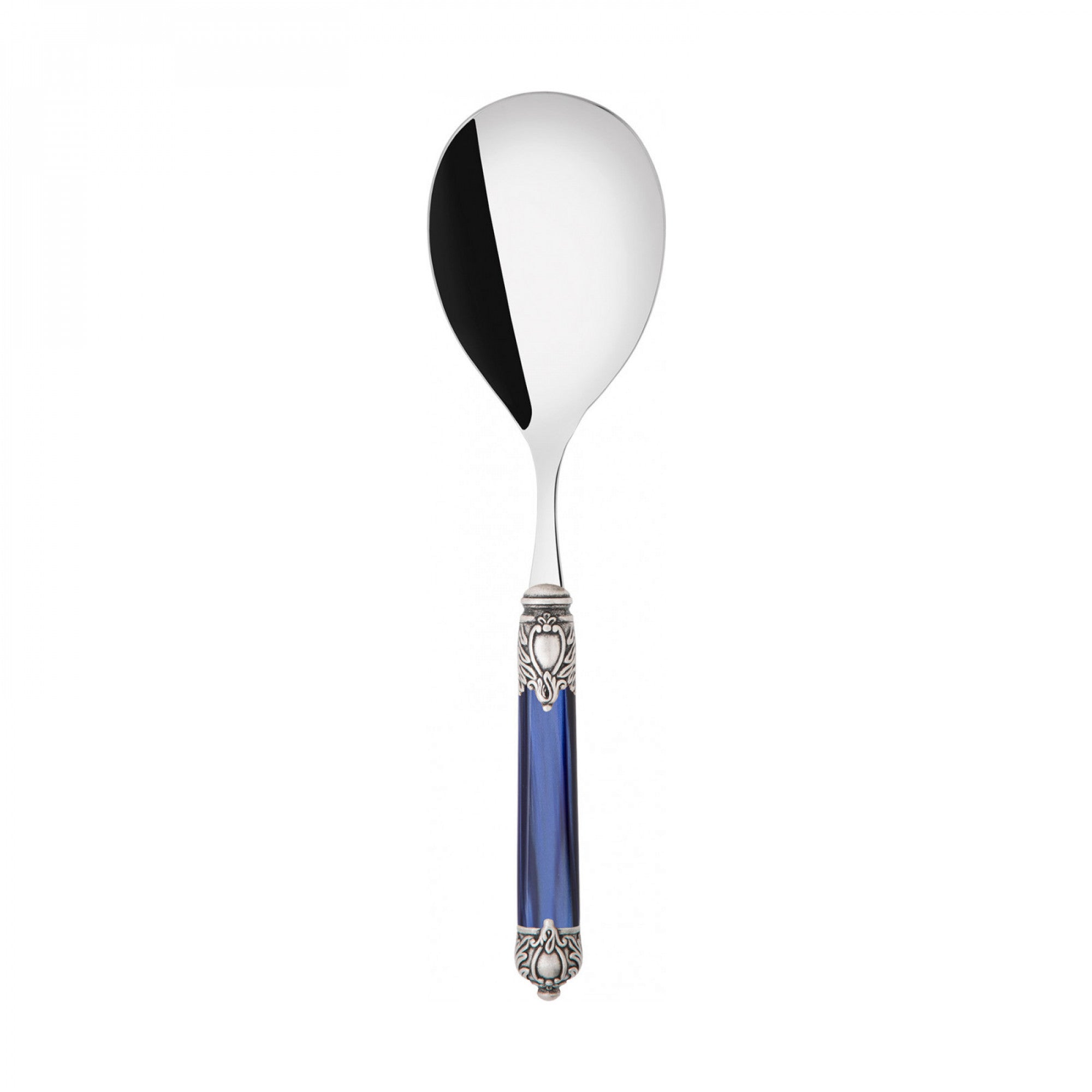 Rinascimento Antique Rice Casserole Serving Spoon - Royal Blue
