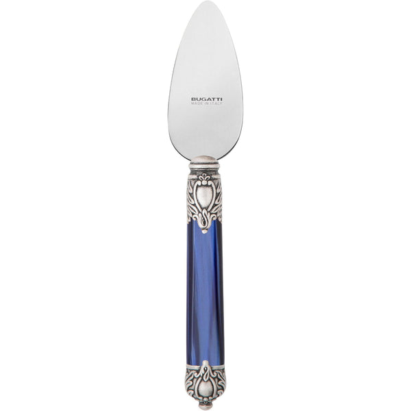 Rinascimento Antique Silver Parmesan Knife - Royal Blue-Casa Bugatti USA