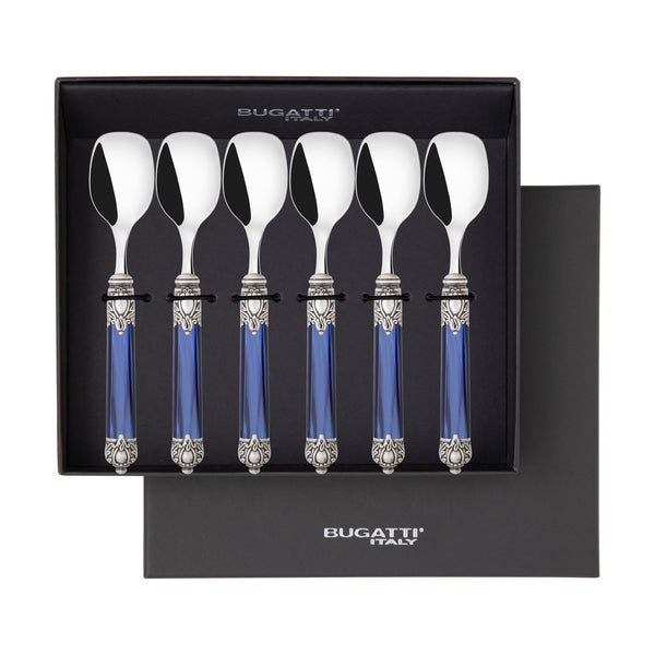 Rinascimento Antique Ice Cream Spoon Set - Royal Blue