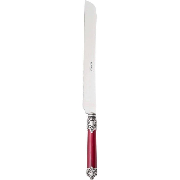 Rinascimento Long Cake Knife 12.6 Inch. - Burgundy
