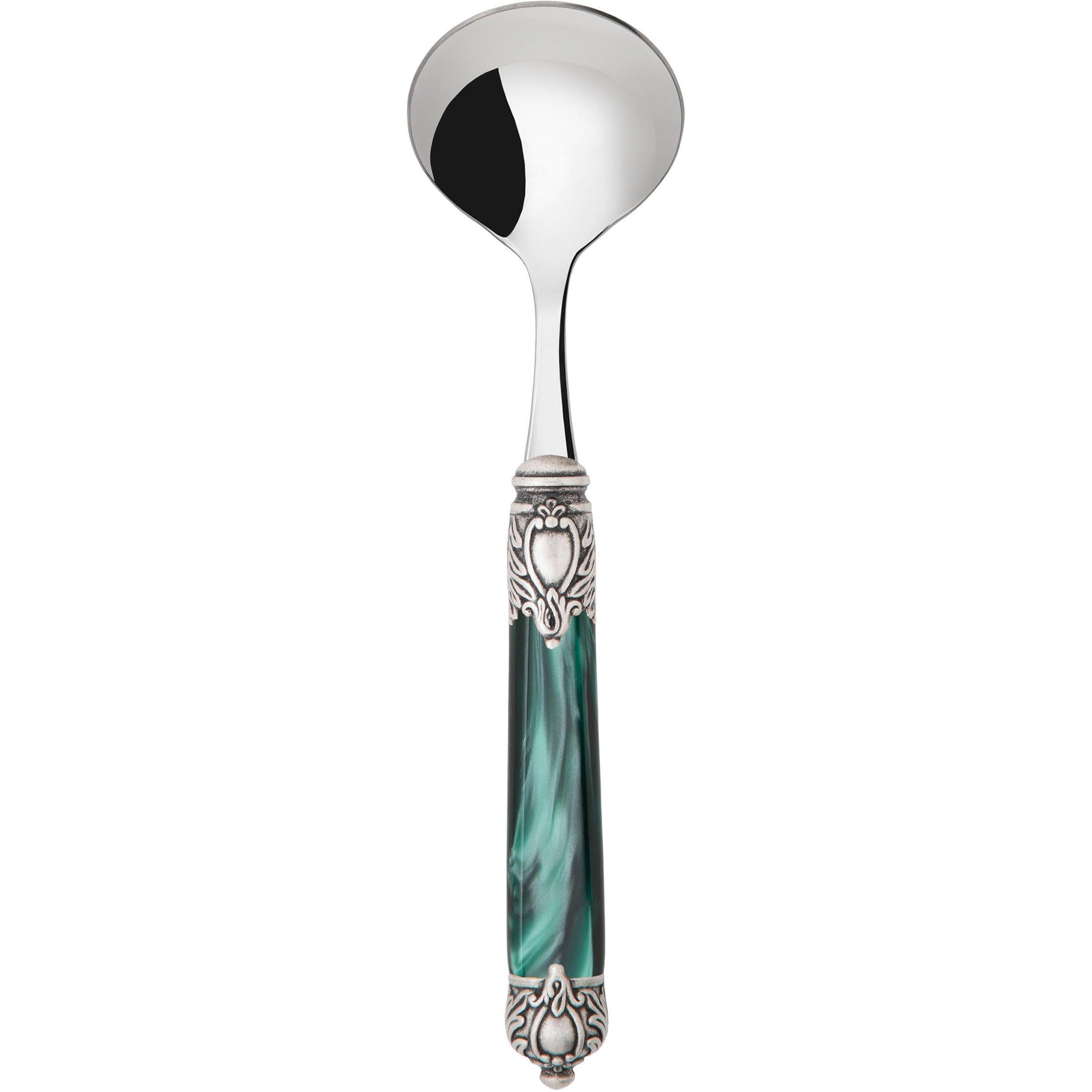 Rinascimento Antique Sauce Ladle - Emerald Green