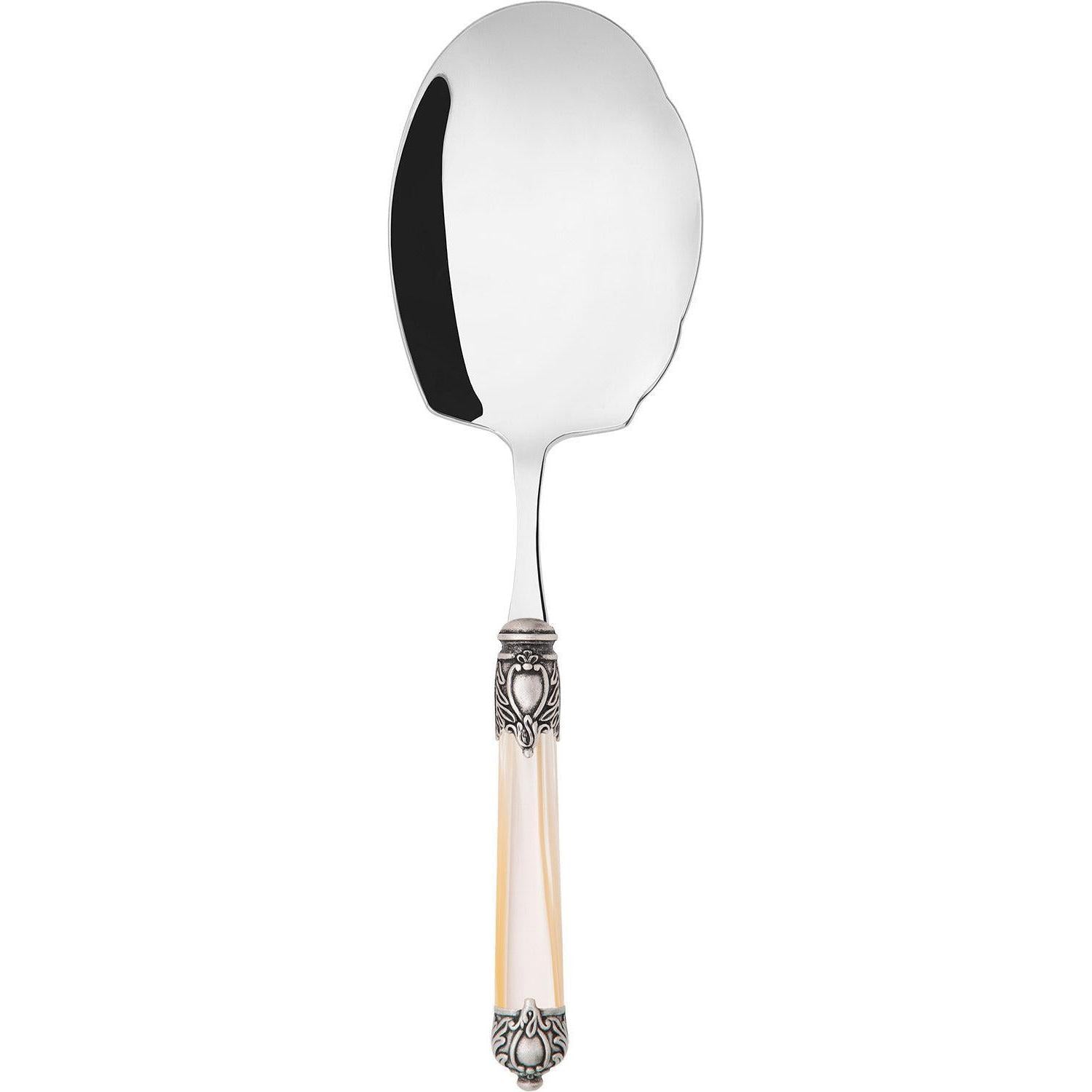 Rinascimento Antique Kebab Serving Spoon - Ivory