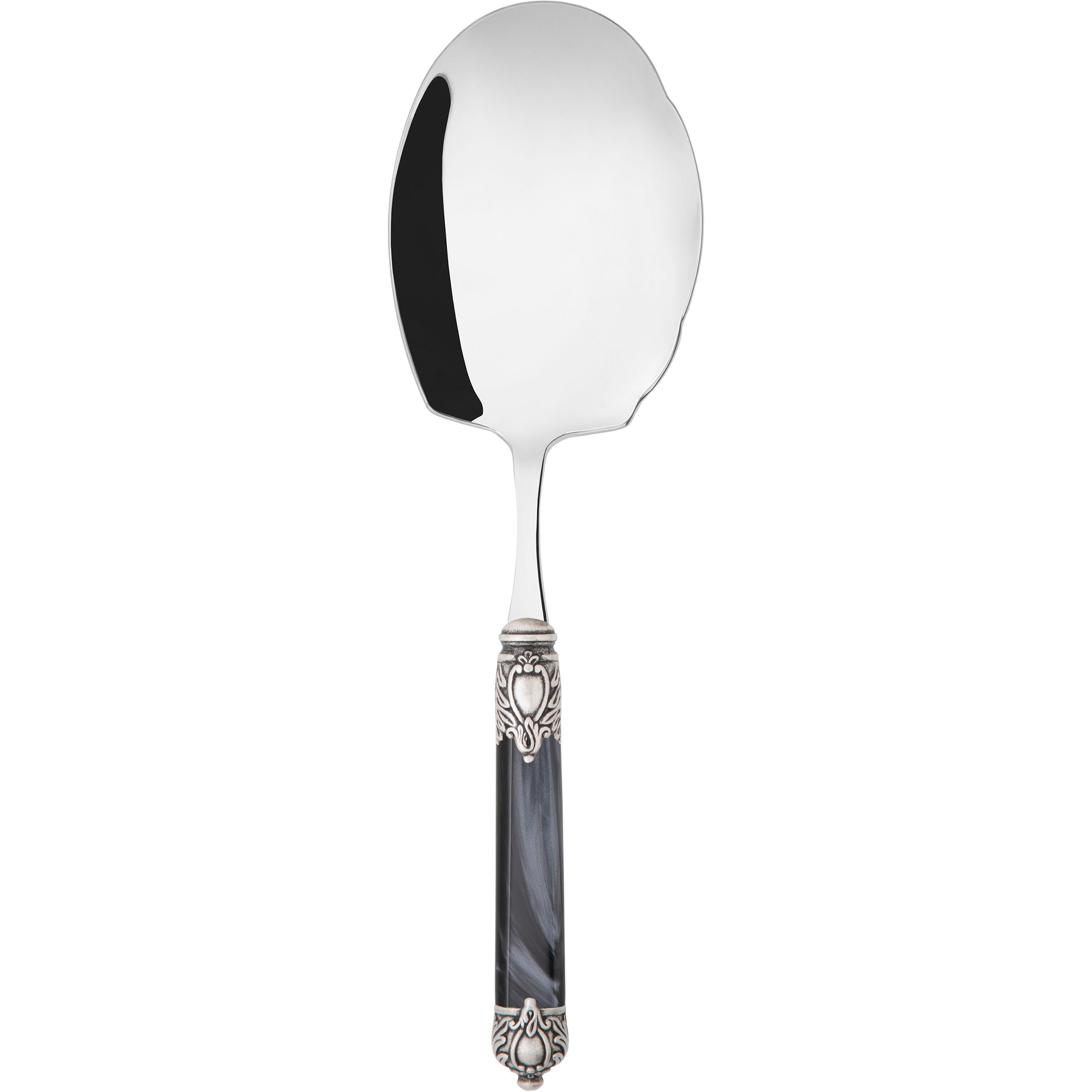 Rinascimento Antique Kebab Serving Spoon - Charcoal