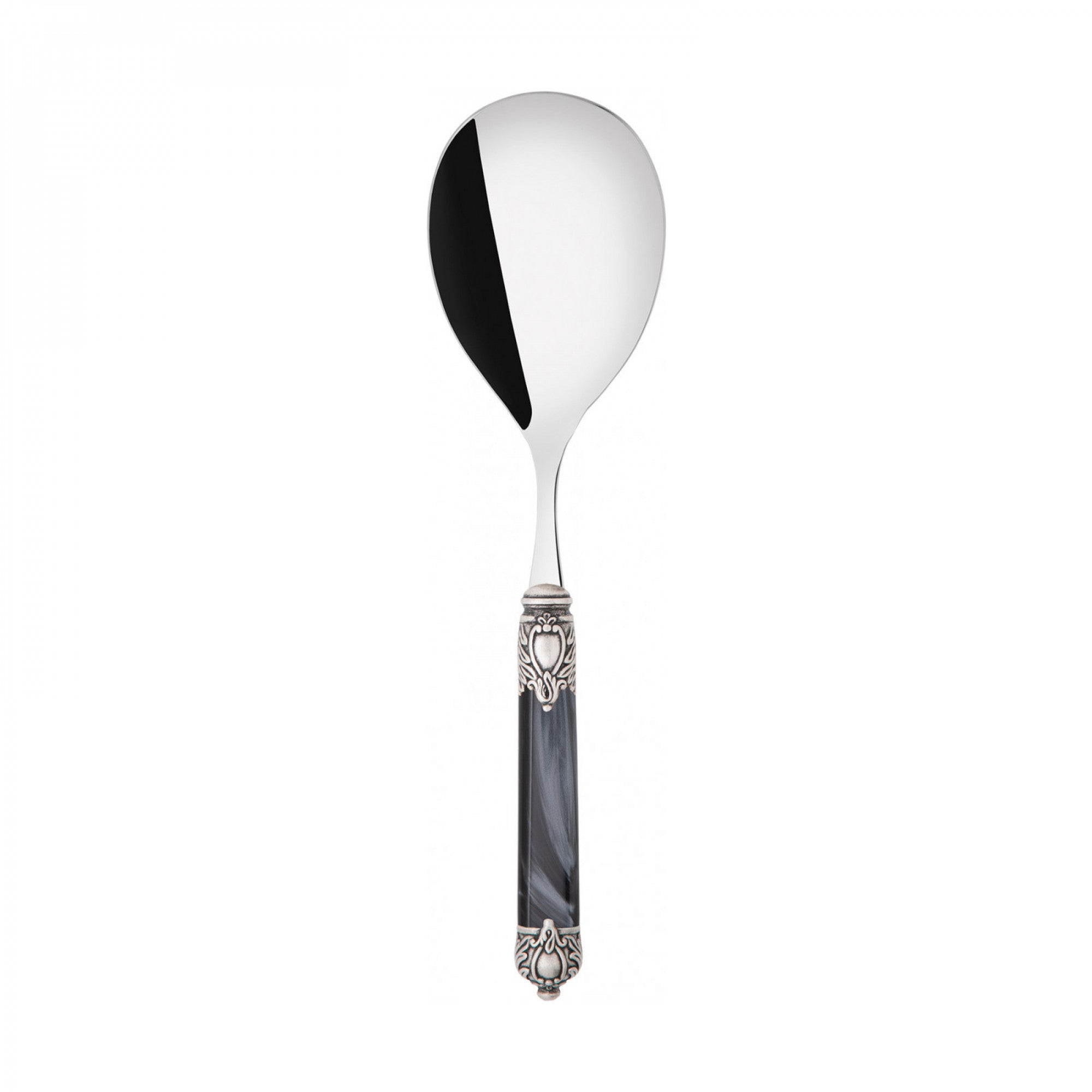 Rinascimento Antique Rice Casserole Serving Spoon - Charcoal