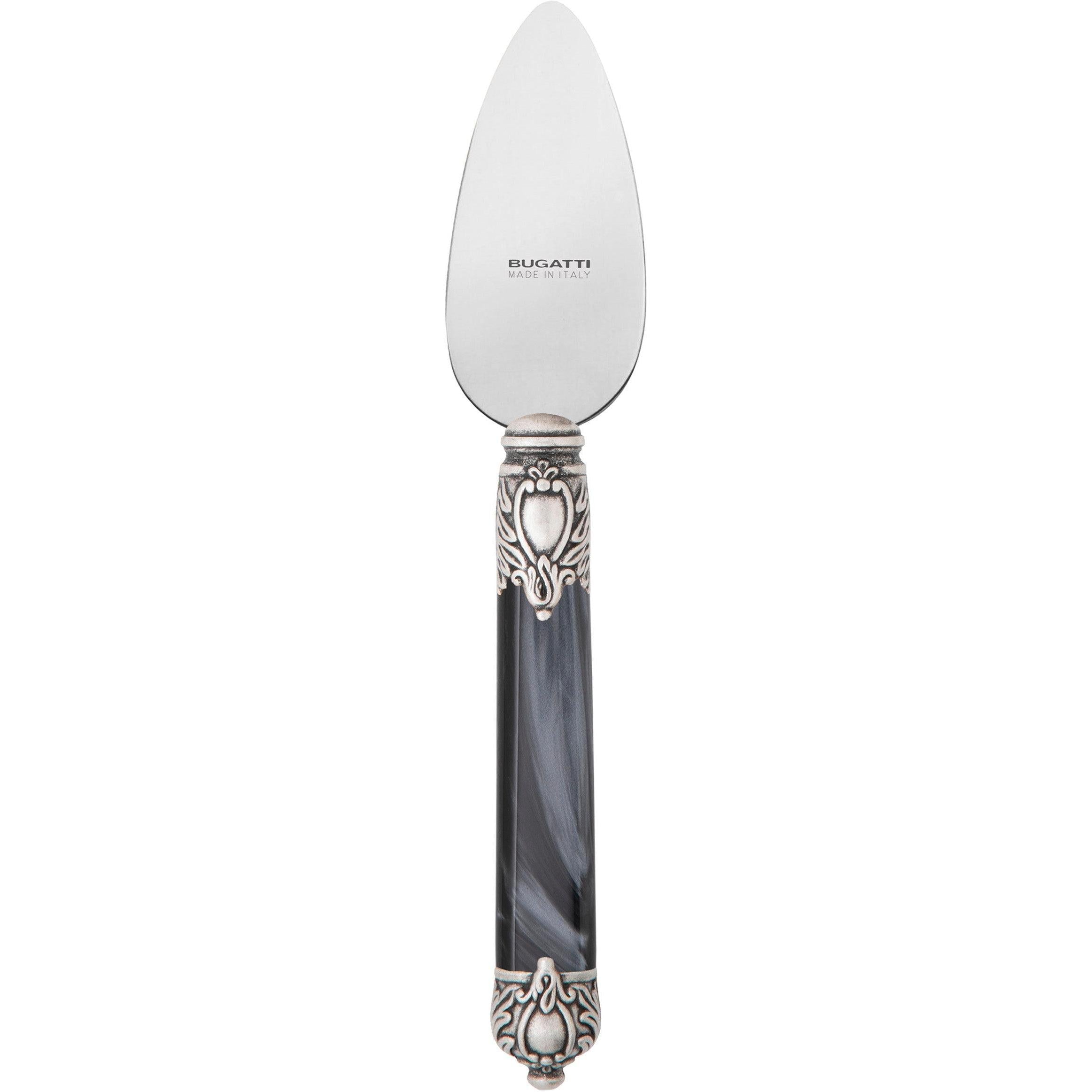 Rinascimento Antique Silver Parmesan Knife - Charcoal-Casa Bugatti USA