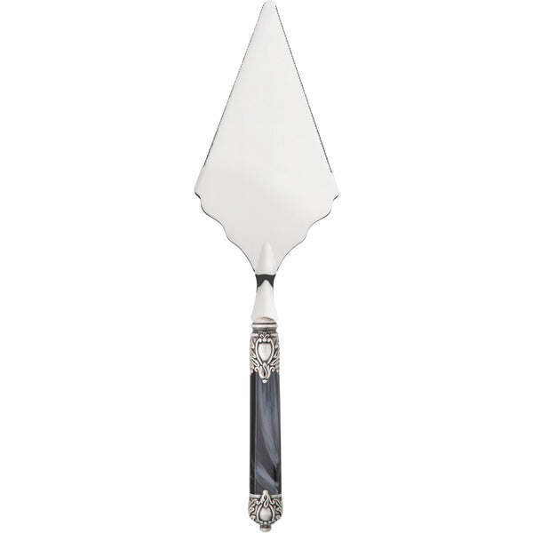 Rinascimento Antique Big Cake Server Serrated - Charcoal
