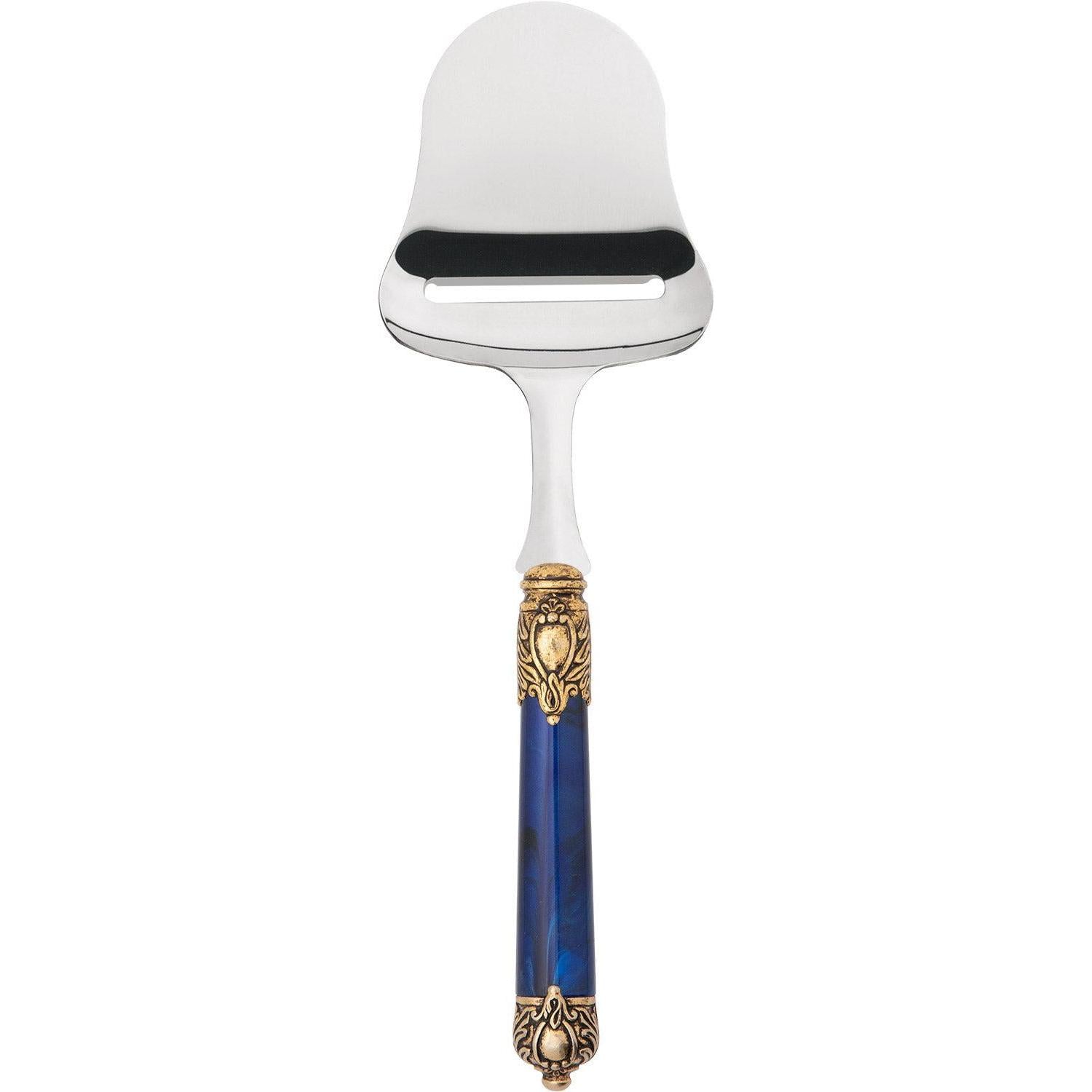 Rinascimento Gold ring Cheese Slicer - Royal Blue