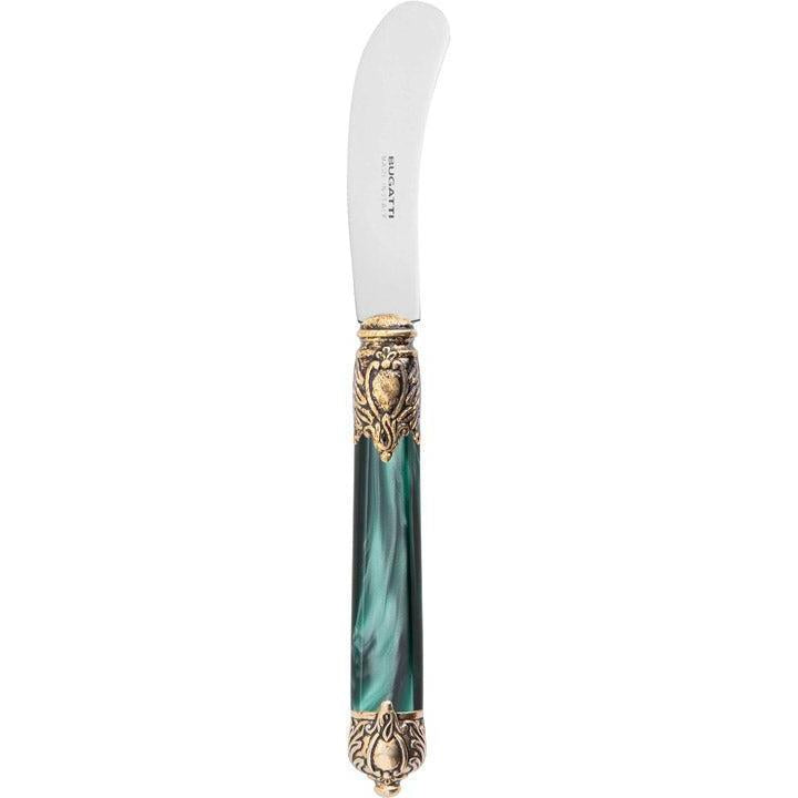 Rinascimento Antique Gold Spreader - Emerald Green-Casa Bugatti USA