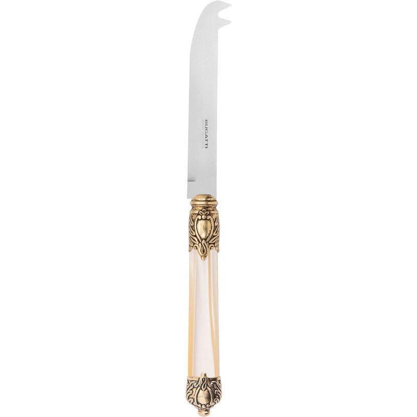 Rinascimento Gold ring Cheese Knife 23 cm (9.05 Inch) - Ivory