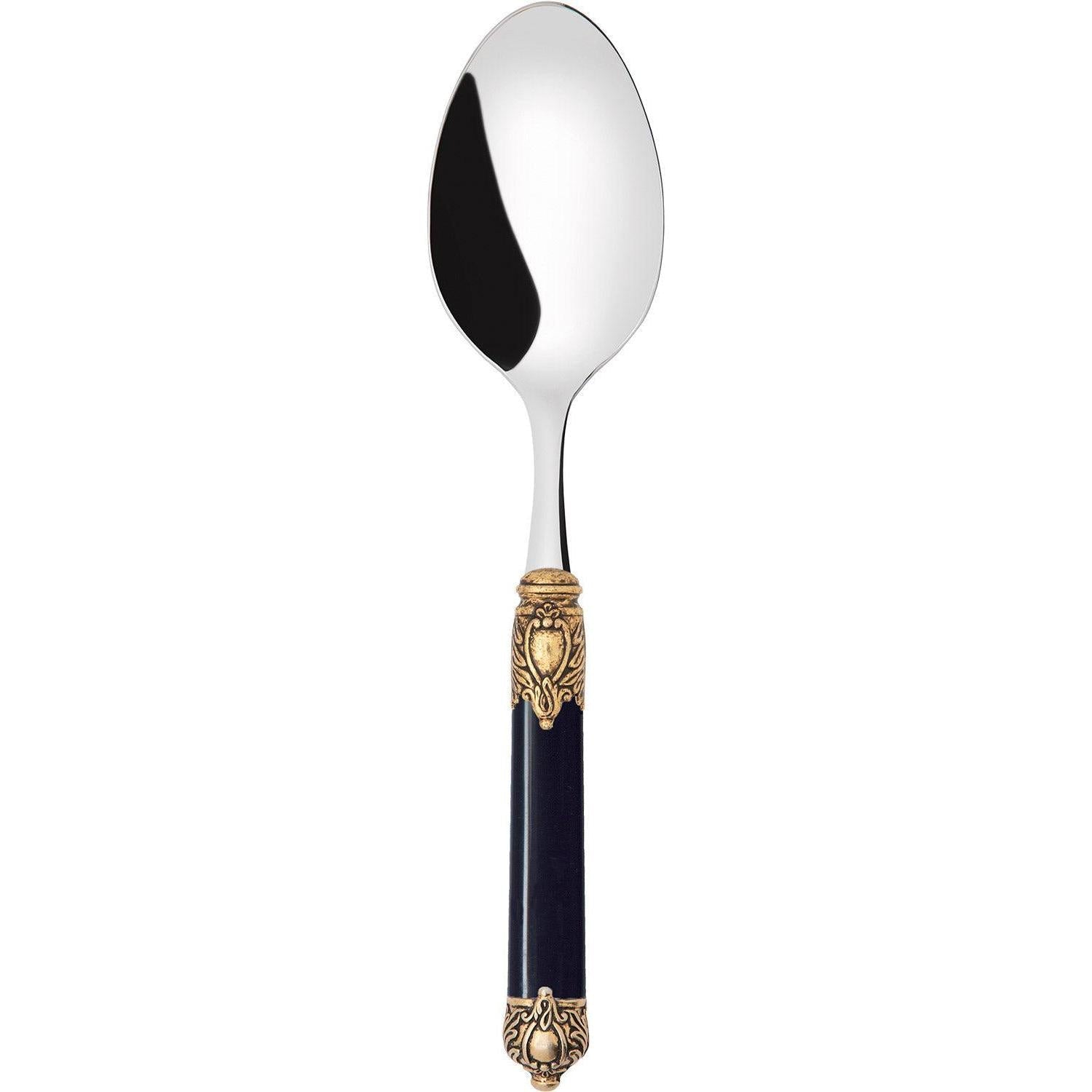 Rinascimento Gold ring Serving Spoon - Black