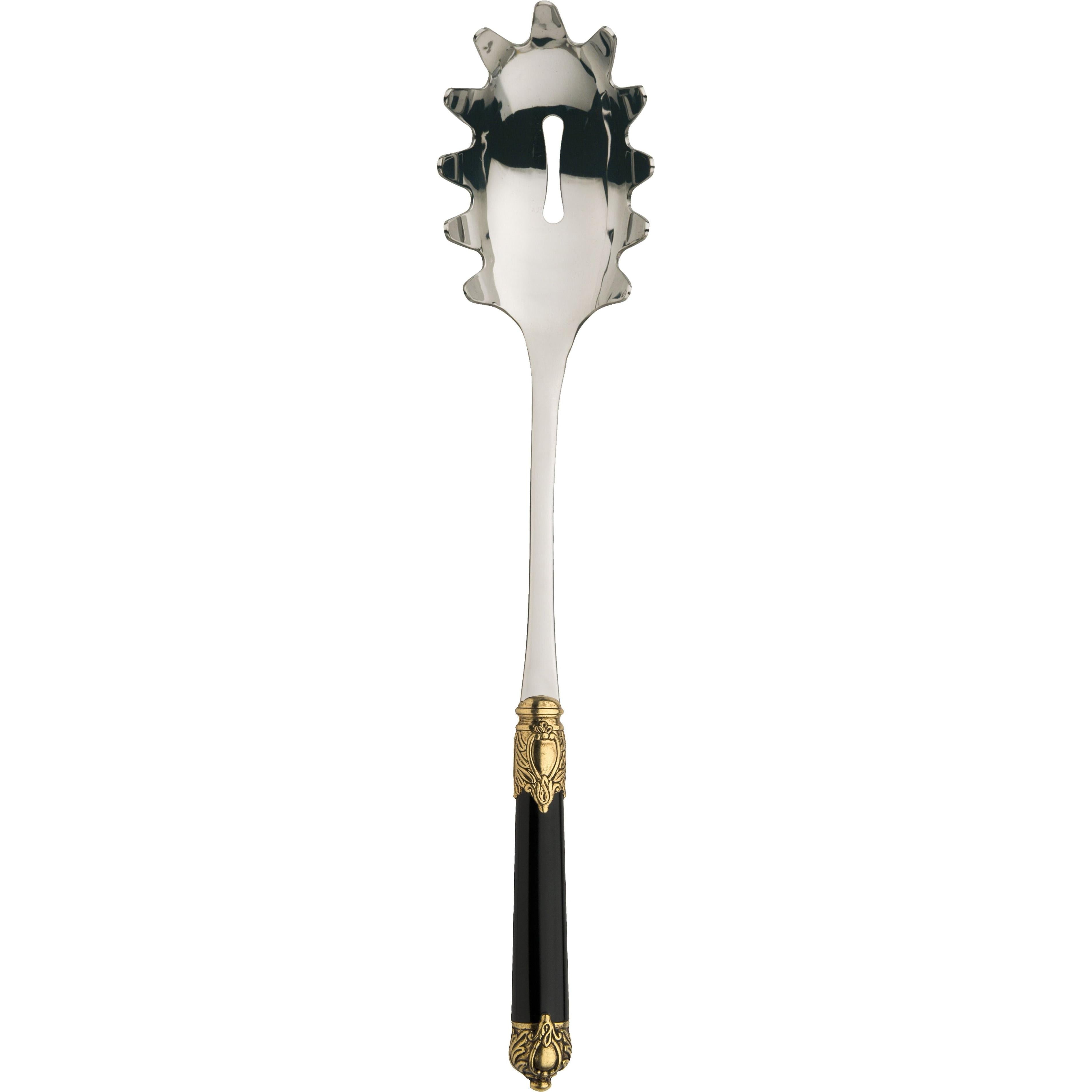 Rinascimento Gold ring Spaghetti Scoop - Black