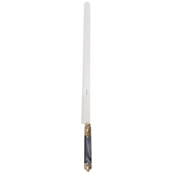 Rinascimento Antique Gold Ham Knife 40 cm (15.75 Inch), Black — Casa Bugatti