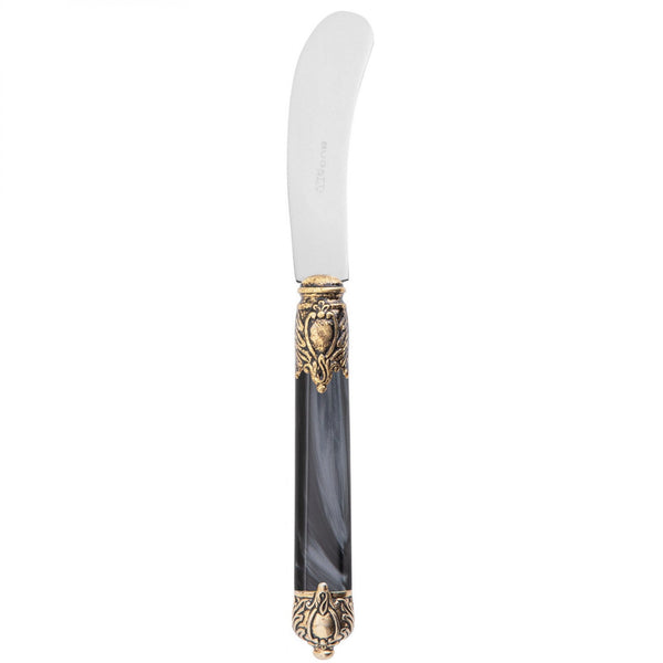 Rinascimento Antique Gold Spreader, Black — Casa Bugatti