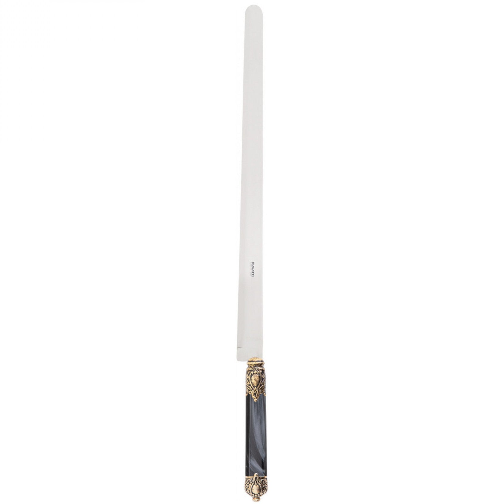 Rinascimento Antique Gold Ham Knife 40 cm (15.75 Inch), Charcoal — Casa Bugatti