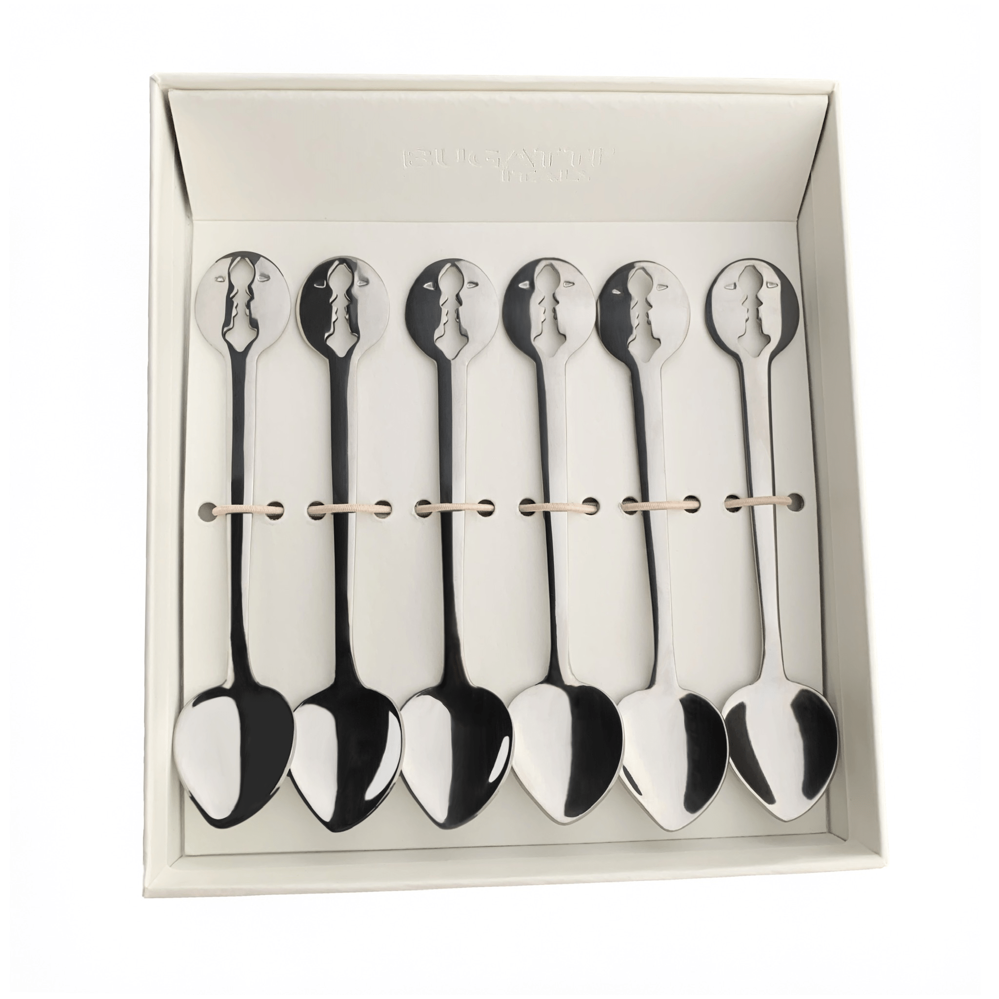 Romantic KISS Heart Shape Mocha Spoons Set-Casa Bugatti USA