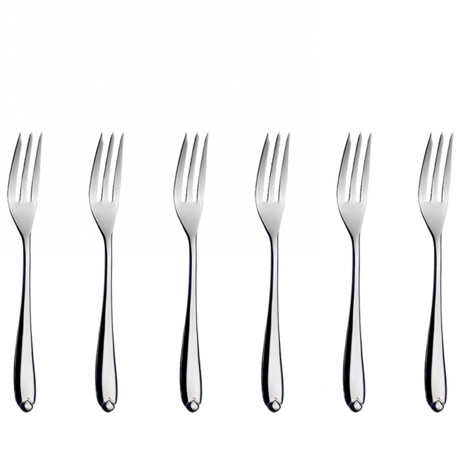 VENEZIA 6 Cake Fork Set in gift box-Casa Bugatti USA