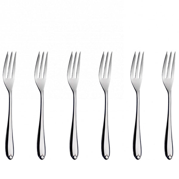 VENEZIA 6 Cake Fork Set in gift box-Casa Bugatti USA