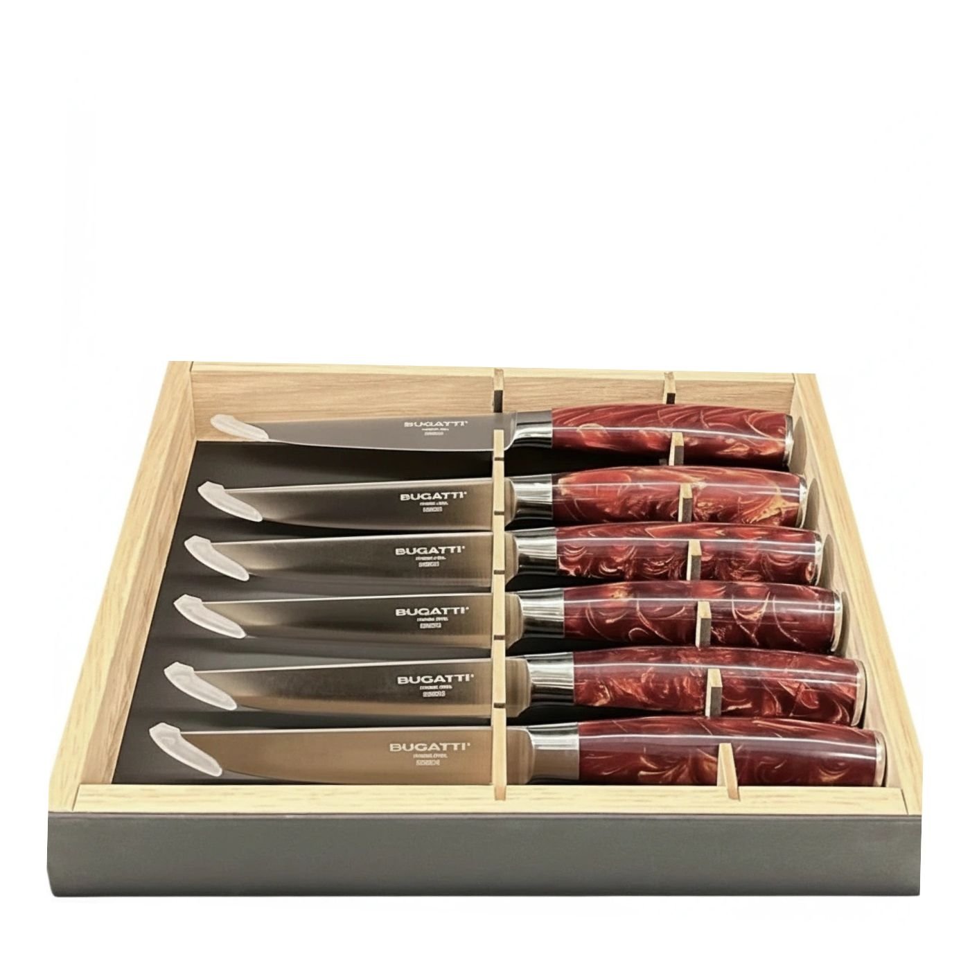 Brasserie 6 Piece Steak knife Set | Casa Bugatti