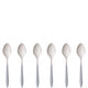 Ares Brushed Coffee Spoon Set - Gray